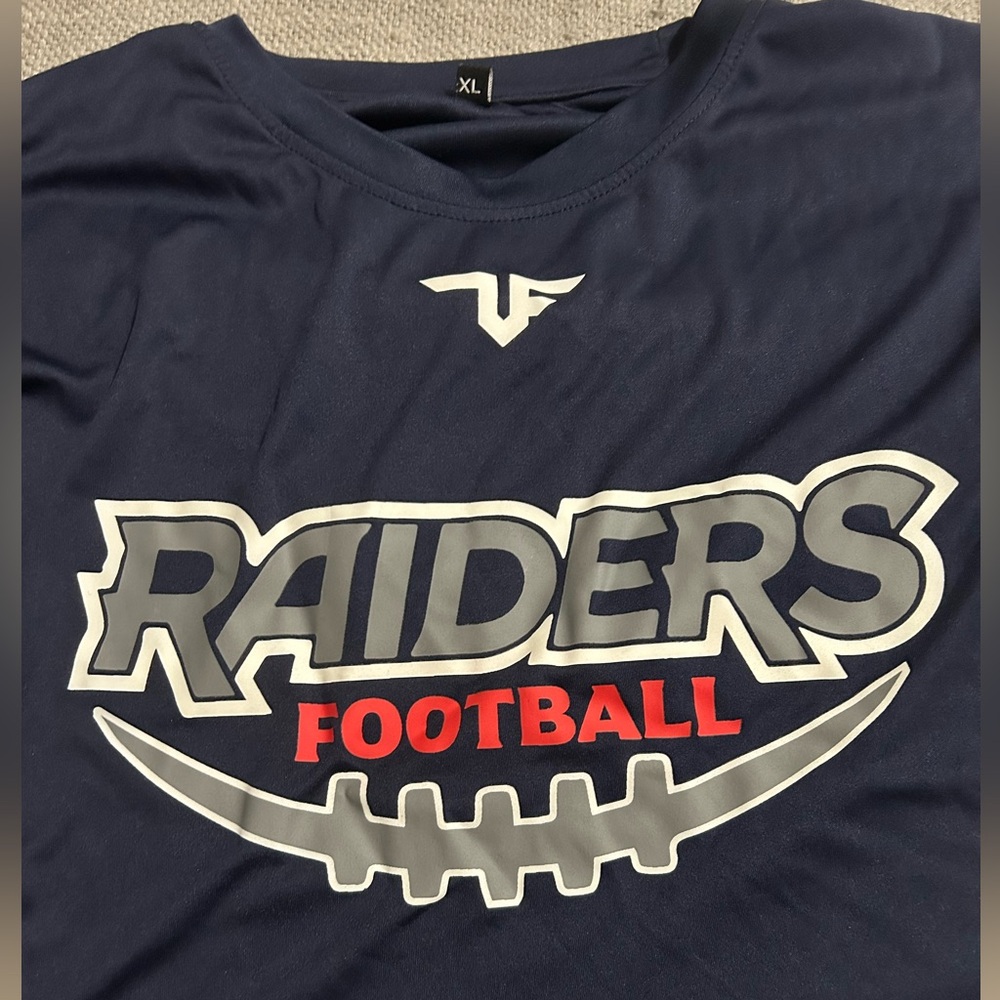 Raiders Football Men's Navy Blue Tee